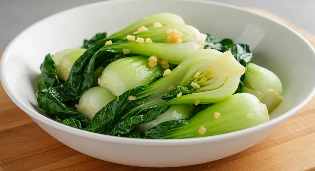 Garlic Stir-Fried Bok Choy