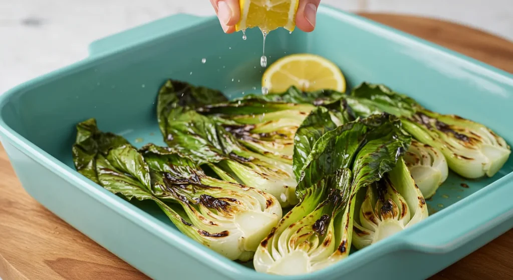 Bok Choy with lemon