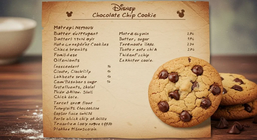 disney chocolate chip cookie