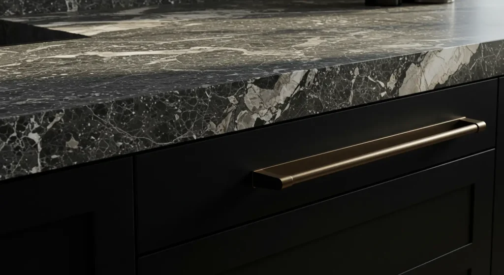 Best Black Kitchen Cabinets Ideas 16 Luxurious Countertops for Black Kitchen Cabinets